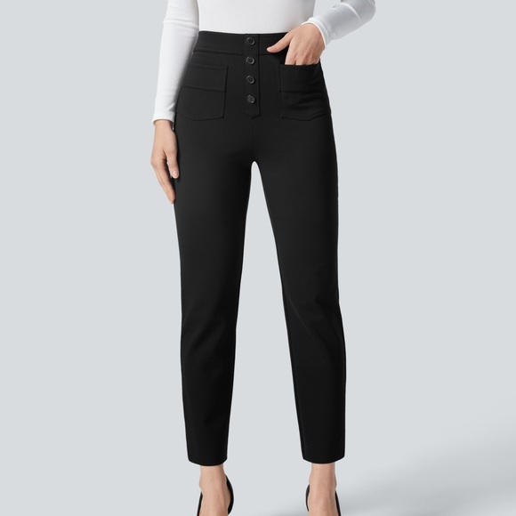 HALARA Pants - 92. Halara Skinny Black Dress Pants
